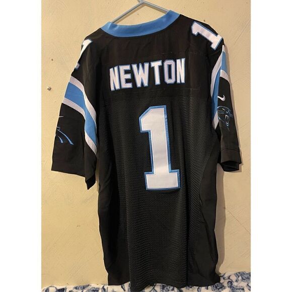 Cam NEWTON Carolina Panthers NIKE on Field Jersey Size 56 2XL NFL - Picture 8 of 9